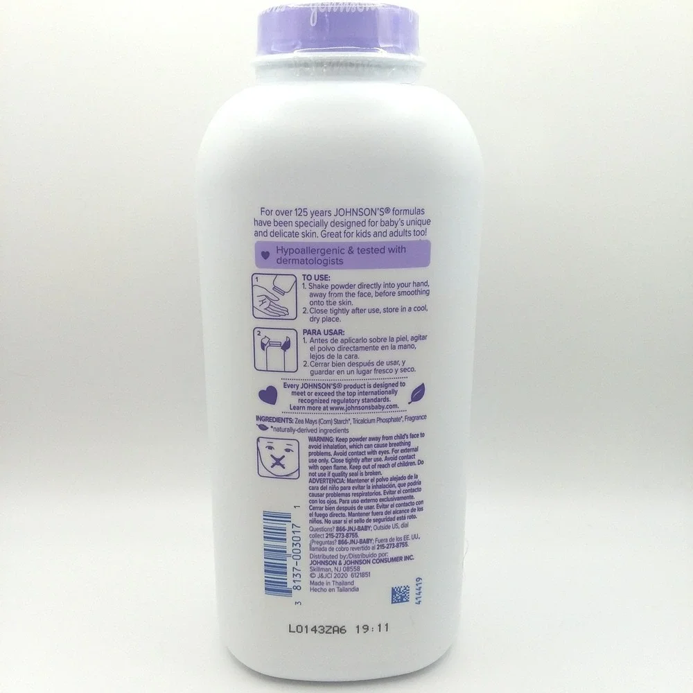 Johnson's Lavender Powder 15‎ oz Baby Powder Gentle Formula